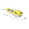 Multifunctional Lemon Squeezer Juicer and Grater - Green