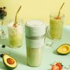 USB Juicer Squeezer With Handle Lemon Squeezer For Orange Squeezer; Portable Design; Easy Clean New Package - Green