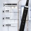 ZJ288-Black-MOCEMTRY 3 Cleaning Modes; Waterproof Electric Toothbrush (Black) - default
