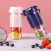 Portable Blender Usb Rechargeable Cordless Mini Personal Blender; Small Shakes Smoothie Fruit Juice Blender Cup For Home Outdoor Travel Office - Pink