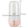 Portable Juicer Household Fruit Small Charging Mini Electric High Temperature Resistant Cup Body Juicer - Blue