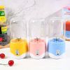 1pc Wireless Juicer Portable Household Mini Fruit Juicer Cup USB Electric Outdoor Small Juicing Cup - Yellow