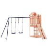Outdoor Playset Solid Wood Douglas - Brown