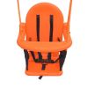 Toddler Swing Set with Safety Harness Orange - Orange