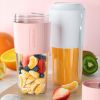 Portable Juicer for Shakes and Smoothie USB Rechargeable  - White