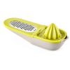 Multifunctional Lemon Squeezer Juicer and Grater - Green