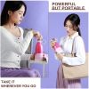 Handheld Portable Juicer Wireless Charging Electric Blender Fruit Mixers Juicer Food Milkshake Multifunction Juice Maker Machine - China - PINK