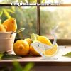 2PCS Manual Lemon Juicer, Acrylic Manual Lemon Slice Squeezer, Portable Transparent Fruit Juicer - transparent