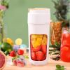 Portable Wireless Blender With The Straw; USB Travel Juice Cup Baby Food Mixing Juicer Machince With Updated 8 Blades 3000mAh Rechargeable Battery - G