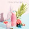 Portable Electric Juicer; Mini Household Wireless Charging Small Stirring Squeezing Water Juice Maker Juicer Cup 350ML - White