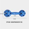 2 Pairs- Dance/Gymnastics/Games Kids Toy Plastic Hollowed-out Dumbbell with Bell - Default
