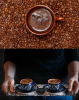Portable coffee grinder 165W Electric coffee bean grinder 50g compact grinder dump 36 gear adjustable powder injector and antistatic coating - PSG5