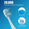M1-MOCEMTRY Sonic Electric Toothbrush 5 Modes + 2 Heads ipx7 Waterproof USB Charging - default