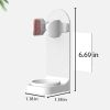 2pcs Electric Toothbrush Holder; Wall-mounted Household Toothbrush Rack - White