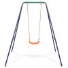 2-in-1 Single Swing and Toddler Swing Orange - Orange
