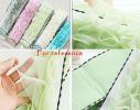 Exfoliating Back Mesh Strap Double Side Shower Loofah With Handle Men and Women; Green - Default