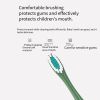 Sonic Children's Electric Toothbrush Kids 3 To 15 Years Old Oral Care Cartoon Animal Pattern Elephant USB Charging Tooth Brush - White