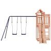 Outdoor Playset Solid Wood Douglas - Brown