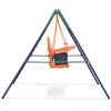 Toddler Swing Set with Safety Harness Orange - Orange