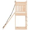 Outdoor Playset Solid Wood Pine - Brown