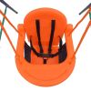 Toddler Swing Set with Safety Harness Orange - Orange