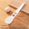 1pc Egg Emulsion Separator Surface; Kitchen Multifunction Tool - Random Color