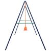 Swing Set with 2 Seats Steel - Orange