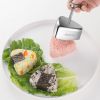 1pc Onigiri Mold; Press Mold; 304 Standard Stainless Steel Rice Ball Mold Sushi Maker; Classic Triangle Mold For Kids Lunch Bento And Home DIY - 304 S