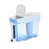 30 Cup Ready-Pour Water Filtering Dispenser with Free Water Quality Meter - blue