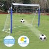 Home portable soccer gate Courtyard soccer match with nets storage for easy self-assembly - as Pic