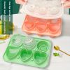 1pc Ice Cube Tray; Rose Flower And Heart Shaped Ice Cube Mold; Food Grade Silicone Ice Ball Maker; Kitchen Tools; Kitchen Supplies - 3 Hearts 3 Roses