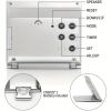 1pc, Foldable Digital Alarm Clock with Calendar, Temperature, and Battery Operation - Perfect for Bedroom, Living Room, and Office - 1pc