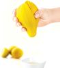 Lemon Lime Squeezer Silicone Manual Citrus Fruits Press Juicer BPA Free No Mess Juice Exit Out Clean and Orderly Way Dishwasher Safe Kitchen Tool - ye
