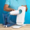 30 Cup Ready-Pour Water Filtering Dispenser with Free Water Quality Meter - blue