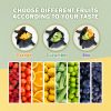 RAINBEAN Manual Citrus Juicer;  Hand Press Lemon Squeezer;  Heavy Duty Juice Metal Aluminum Alloy Squeezer for Lime Orange Apple Fruit (Black) - black