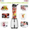5 Core Portable Blender Powerful Personal Mini Kitchen Appliances w 20 Oz Travel Bottle Licuadora Portatil for Frozen Fruit Smoothie Milkshake Ice - 5