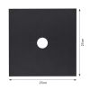 4-Pack Reusable Nonstick Stovetop Burner Protector Liner - black