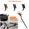 26Pcs Car Detailing Brush Kit Exterior Interior Car Cleaning Set Drill Brush Set Car Buffing Sponge Pads Kit for Cleaning Automobile Interior Exterior