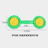 2 Pairs Gymnastics Props for Kids / Sunflower Plastic Dumbbell Toy Dumbbell - Default
