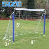 Home portable soccer gate Courtyard soccer match with nets storage for easy self-assembly - as Pic