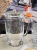 2.75 Quarts Water Pitcher with Lid, Oval Halo Design Unbreakable Plastic Pitcher, Drink Pitcher, Juice Pitcher with Spout BPA Free - as Pic
