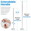 Tub And Tile Scrubber Cleaning Brush With Long Handle Length Adjustable Rod Shower Cleaning Brush With Sponge Hard Bristles Gap Brush - 8 In 1