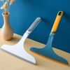 1pc Glass Scraper; Glass Mirror Vanity Wiper; Professional Glass Cleaning Tool - Grey+white