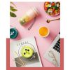 Portable Juicer Mini Home Fruit Juicer Cup USB Charging Juice Juice Machine Juice Cup Gift - Sakura pink