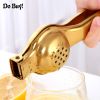1 Pcs Lemon Squeezer Stainless Steel Orange Fruit Juicer Squeezer Orange Juicer Handle Press Multifunctional Kitchen Tools - China - Gold