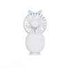 USB mini fan cartoon handheld fan portable desktop charging home electric fan gift - Pocket Generation 6-[White Deer]] - 138*78*28mm