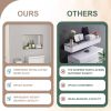 Brushed Stainless Steel Wall Shower  Niche , Double Recessed Shower Shelf for Bathroom - 20"x12" - Stytle1