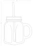 Pa≈üabah√ße 80388 Metal Green Cup with Lid, Straw and Handle, 450 cc - Default Title