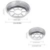 30pcs/set Air Fryer Disposable Aluminum Foil Liners; Non-stick Air Fryer Liner; Round Tin Foil Pans; Safe Round Foil Pie Pans For Baking; Storage - 9