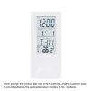 1pc Electronic Clock Simple Portable Display Temperature Desktop Computer Office Hour Clock (Battery Not Included) - Black (without Battery